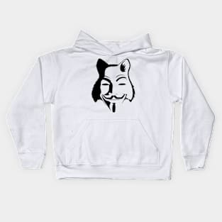 Guy Fox Mask Kids Hoodie